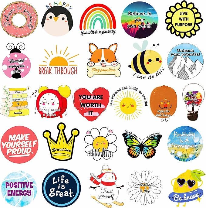 300PCS Cute Inspirational Stickers - Image 2