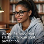 IBOANN Chic & Comfy Blue Light Glasses - Image 2