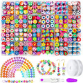 JOICEE 480PCS Fruit Flower Polymer Clay Beads, 24 Style Cute Heart Mushroom by JOICEE