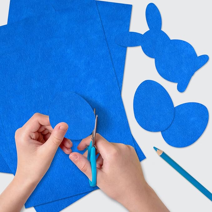 20 Pcs Navy Blue Felt Fabric Sheet 8" x 12" Assorted Color Felt Fabric Sheets - Image 5