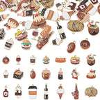 Enamel Food Charms Cute Assorted Food Pendants Sweet Dessert Charms by BoutigemJewelry