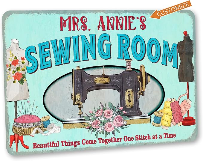 Personalized Sewing Room Sign Art Room Décor - Image 2
