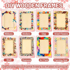 RYKOMO 24 Pack DIY Wooden Picture Frames - Image 4