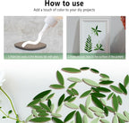 Yoption Petal Mosaic Tiles for Crafts, 200g Flower Leaf Ceramic Tiles Pieces - Image 7