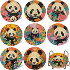 EWJRNSF 8 PCS Diamond Art Coasters Kit, Small Diamond Painting Coasters by EWJRNSFDiamondPainting