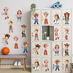 60pcs Western Theme DIY Cutouts Cowboy Cowgirl Hat Bulletin Board Decoration - Image 6