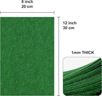 20PCS Green Felt Fabric Sheets - Image 2