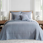 Levtex Home - Cross Stitch Bedspread Set - King Bedspread and Two King Shams - by LevtexHome