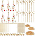 Liliaafar 48 Set Keychain Making Kit Gold Silver Metal Keychain Clips by Unknown