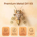Mechanical Metal 3D Bumblebee Model Kits Puzzle - Image 5