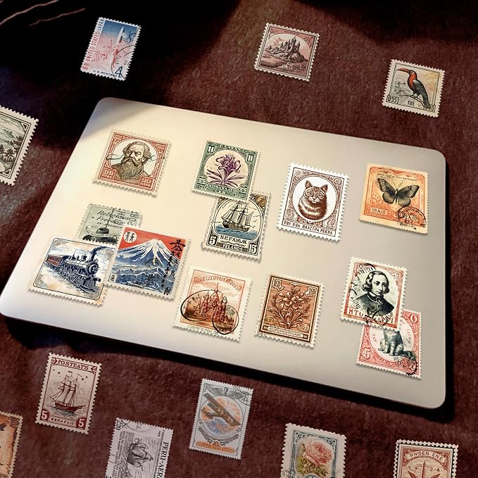 Vintage Scrapbook Stickers Set, Retro Stickers - Image 3