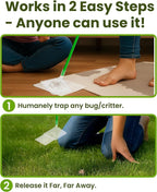 Sonic Technology Critter Cicada Spider Catcher and Release Insect Grabber - Image 6