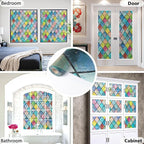Window Privacy Film, Static Cling Stained Glass Window Film Decorative - Image 6