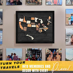 flinelife USA Travel Map, Wooden USA Map Puzzle - Image 4