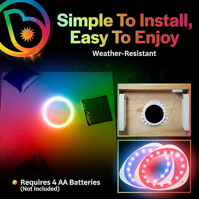 Brightz LED Cornhole Board Ring Lights - Image 6