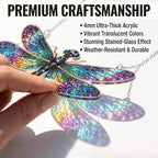 Devory 4 Inch Acrylic Dragonfly Suncatcher, Sun Catchers Indoor Window - Image 3