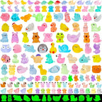 180pcs Luminous Mini Resin Animals Colorful Tiny Small Little Glow in the Dark by ywevyezc
