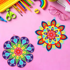 JULEASEL Mirror Mosaic Craft Kit, Mandala Arts & Crafts Gift - Image 5