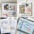 PRSTINCOL 2346PCS Quote Stickers, 48 Sheets Scrapbook Supplies Kit Word Stickers - Image 4