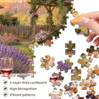 Cottage Garden Wine Puzzles for Adults 1000 Pieces, Challenging Jigsaw Puzzles - Image 2
