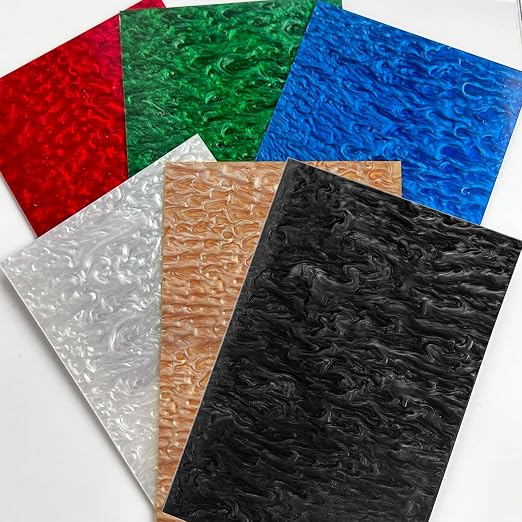 TOEPODO Pearlescent Ripple Cast Acrylic Sheets 1/8inch Thick Marble Acrylic - Image 3