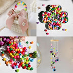 350pcs 12mm Plastics Acrylic Beads DIY Colorful Mix 10 Color Large Hole Pony - Image 9