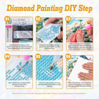 Jellyfish Diamond Art Kits for Adults Beginners 12x16 in, DIY Craft Gift | - Image 7