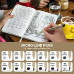 GETHPEN Micro Fineliner Set, Waterproof Archival Ink Fine Line Drawing Pens | - Image 4