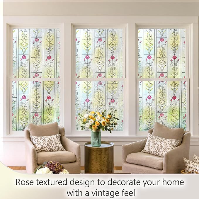 KESPEN WINDOW FILMS Window Privacy Film Stained Glass Frosted Glass Films - Image 6