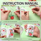 Suncalla 984 Pcs 24 Set Teacher Keychain Making Kit Teacher Charm Gifts | DIY - Image 3