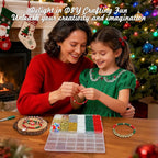 Redtwo Christmas Bracelet Making Kit, Holiday DIY Craft - Image 5