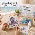 DIY Sea Glass Mosaic Art Kit-Ocean Themed Craft Kit - Image 6