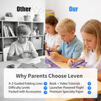 Leven DIY Paper Airplane Kit, 24 Progressive Origami Plane Designs, 48 Thick - Image 9