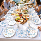 168Pcs Hot Air Balloon 1st Birthday Party Decorations, Serves 24 | Isn't He - Image 6
