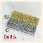 4600 Pcs Jump Rings for Jewelry Making Kit Gold & Silver, Open Rings - Image 4