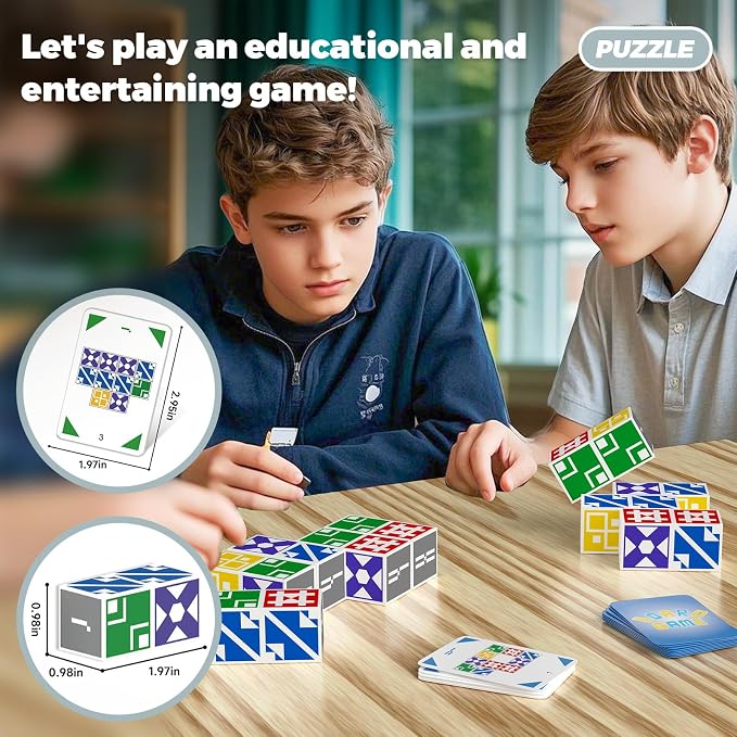 BBnote Matching Puzzle Game for Kids & Adults, Family Board Games Block for - Image 4