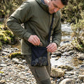 Rock Collecting Bag Foraging Pouch: Belt-to-Sling Convertible Mesh Bag | by EazziSwitch