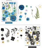 110+PCS Pressed Flowers for Resin, Colorful-B | Real Dried Flower Leaves - Image 3
