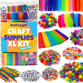 Blue Squid 1750+pcs Craft Kits for Kids, Ages 4-9 Girl Boys Gifts Arts and by BlueSquid