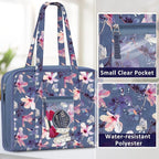 FINPAC Sewing and Craft Supplies Storage Tote, Large Capacity Travel Packing - Image 5