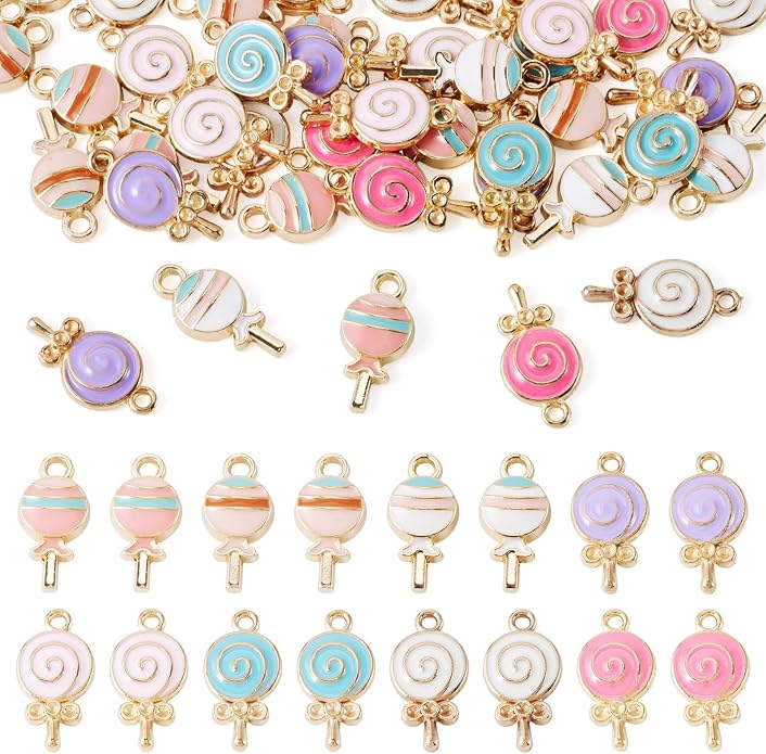 Enamel Food Charms Cute Assorted Food Pendants Sweet Dessert Charms by BoutigemJewelry
