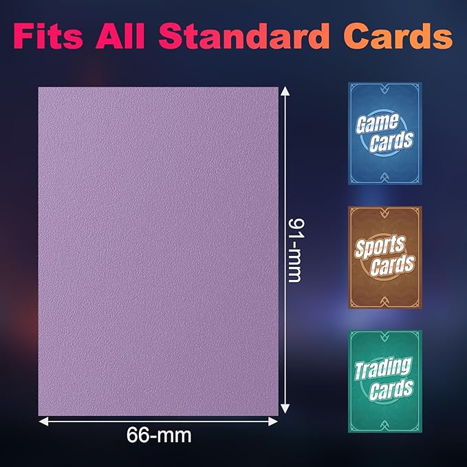 1200 Pack Card Sleeves, Matte Dual Trading Card Sleeves - Image 7