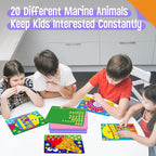 SpriteGru Foam Sticker Art Activity, 20 Marine Animals - Image 4