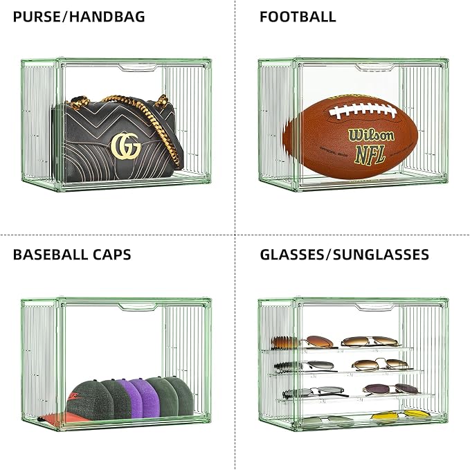Colorful Figure Display Case for Collectibles 4 Layer Hobby Figurine Display - Image 8