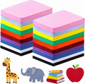 Ctosree 500 Pcs Pack Foam Sheets Crafts 8.5 x 5.5 Inch EVA Foam Paper Assorted by Ctosree