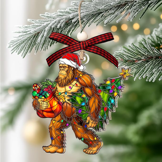 Bigfoot Christmas Ornament - Image 5