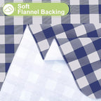 Smiry Rectangle Table Cloth, Waterproof Vinyl Tablecloth - Image 4