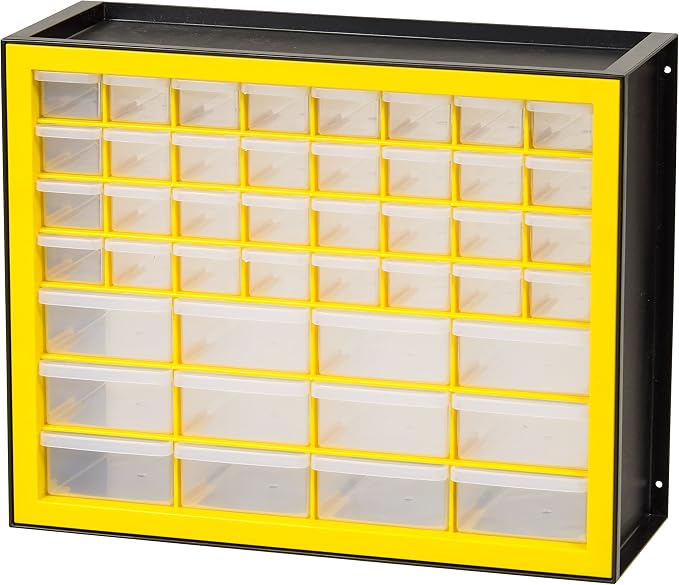 IRIS Plastic Hardware Storage Drawer, 44 Drawer Parts Cabinet - Image 7