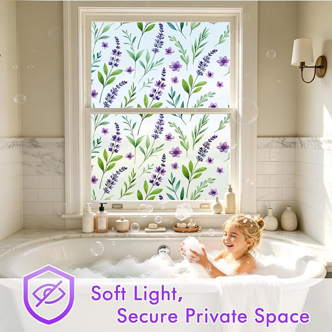 SOMWISE Frosted Glass Window Privacy Film - Image 3