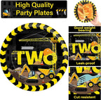 50 Guests Construction Birthday Plates and Napkins Forks Party Supplies - Image 3